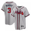 Atlanta Braves #3 Dale Murphy Player Gray Tomch Home Game Stitched Jerseys