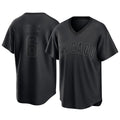 Chicago Cubs #6 Matt Shaw Player Black Tomch T-shirt Home Game Stitched Jerseys