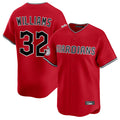 Cleveland Guardians #32 Gavin Williams Player Red Tomch Limited Home Stitched Jerseys