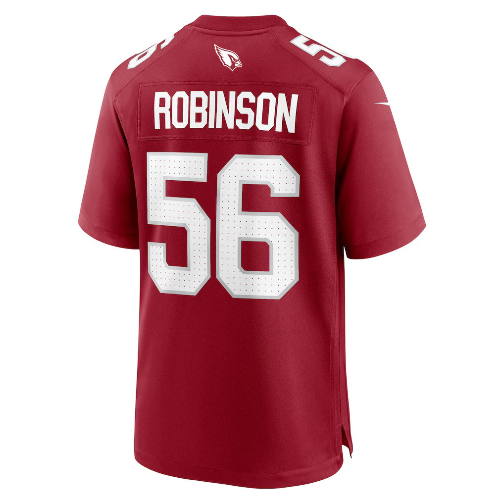 A.Cardinals #56 Darius Robinson Cardinal Tomch Player Game Jersey