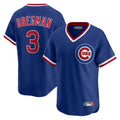 Chicago Cubs #3 Alex Bregman Player Royal Tomch T-shirt Cooperstown Collection Limited Stitched Jerseys