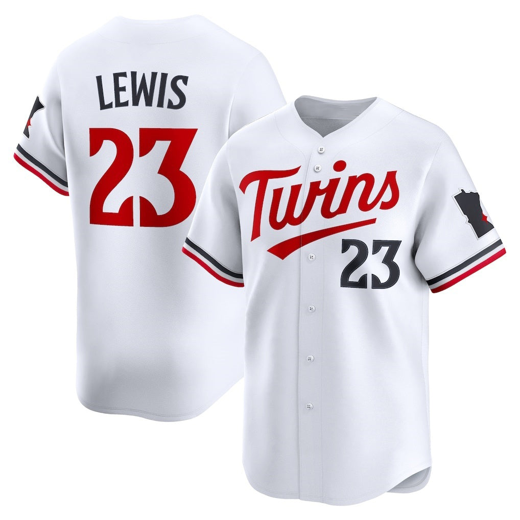 Minnesota Twins #23 Royce Lewis White Tomch Home Limited Player Jersey