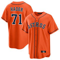Houston Astros #71 Josh Hader Player Orange Tomch Home Game Stitched Jerseys