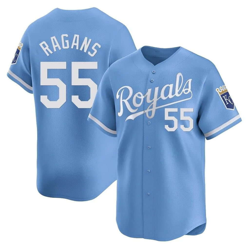 Kansas City Royals #55 Cole Ragans Player Light Blue Tomch Alt Limited Home Stitched Jerseys