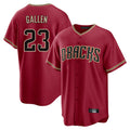 Arizona Diamondbacks #23 Zac Gallen Player Red Tomch Home Game Stitched Jerseys