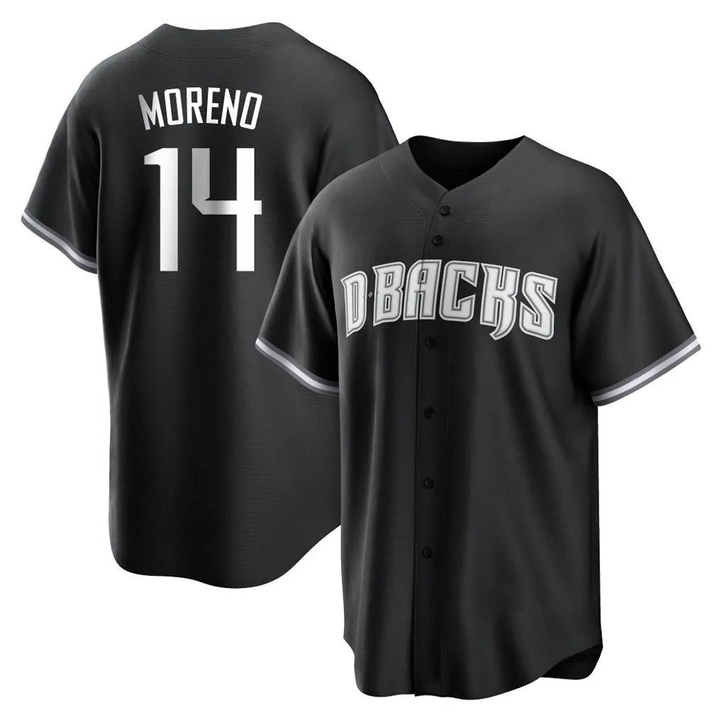 Arizona Diamondbacks #14 Gabriel Moreno Player Black Tomch Game Home Stitched Jerseys