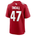 A.Cardinals #47 Channing Tindall Tomch Cardinal Team Game Jersey