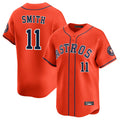 Houston Astros #11 Cam Smith Player Orange Tomch Home Limited Stitched Jerseys