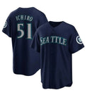 Seattle Mariners #51 Ichiro Suzuki Navy Tomch Cool Base Stitched Jersey