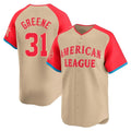 Detroit Tigers #31 Riley Greene Player Cream Tomch Limited American League All-Star Game Stitched Jerseys