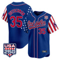 Baltimore Orioles #35 Adley Rutschman Player Royal Tomch USA 250 Independence Day Vapor Premier Limited Home Game Stitched Jerseys