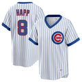 Chicago Cubs #8 Ian Happ Player White Tomch T-shirt Cooperstown Collection Limited Stitched Jerseys