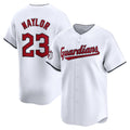 Cleveland Guardians #23 Bo Naylor White Thaam Home Limited Player Jersey 2