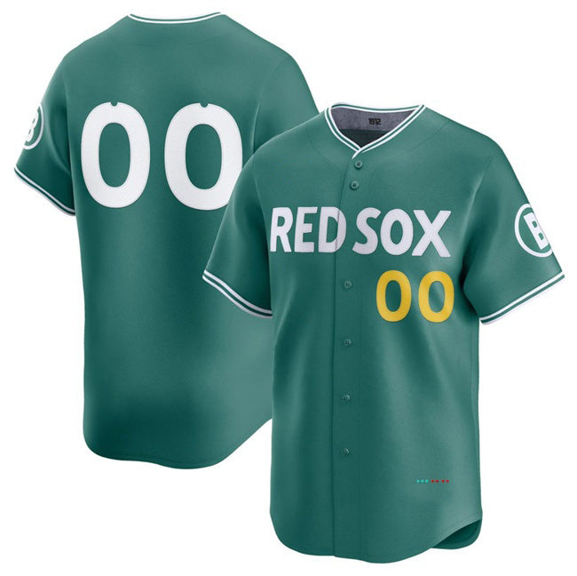 Custom Boston Red Sox ACTIVE PLAYER Green Tomch 2025 City Connect Limited Stitched Jersey