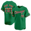 Custom Chicago White Sox Mexico Vapor Premier Limited Jersey V3- Green Tomch