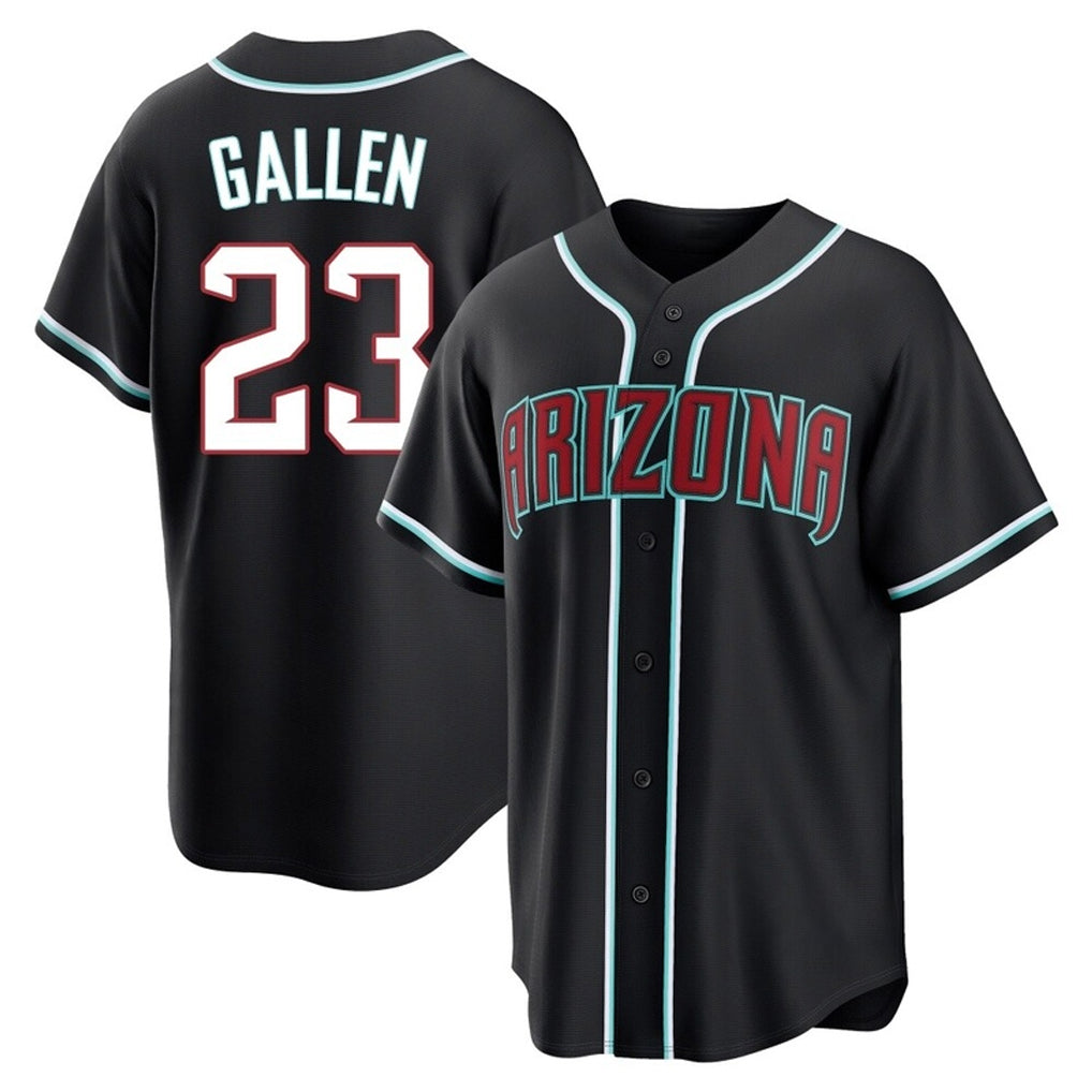 Arizona Diamondbacks #23 Zac Gallen Player Black Tomch Home Game Stitched Jerseys