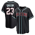 Arizona Diamondbacks #23 Zac Gallen Player Black Tomch Home Game Stitched Jerseys
