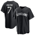 Cleveland Guardians #7 George Valera Player Black Tomch Home Game Stitched Jerseys