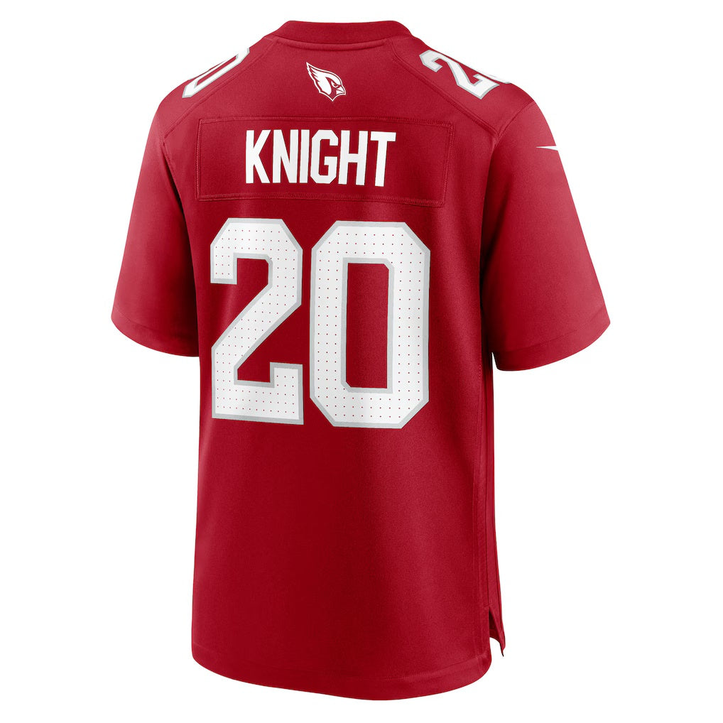 A.Cardinals #20 Zonovan Knight Cardinal Tomch Team Game Jersey