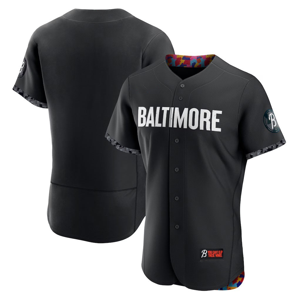 Baltimore Orioles Black Tomch City Connect Authentic Jersey