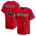 Cleveland Guardians #4 Brayan Rocchio Player Red Tomch Limited Home Stitched Jerseys