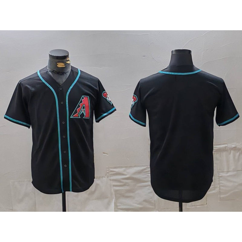 Arizona Diamondbacks Blank Black Tomch Cool Base Limited Stitched Jersey