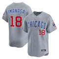 Chicago Cubs #18 Shota Imanaga Player Gray Tomch Road Limited Home Stitched Jerseys