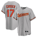 Baltimore Orioles #17 Colton Cowser Player Gray Tomch Home Game Stitched Jerseys