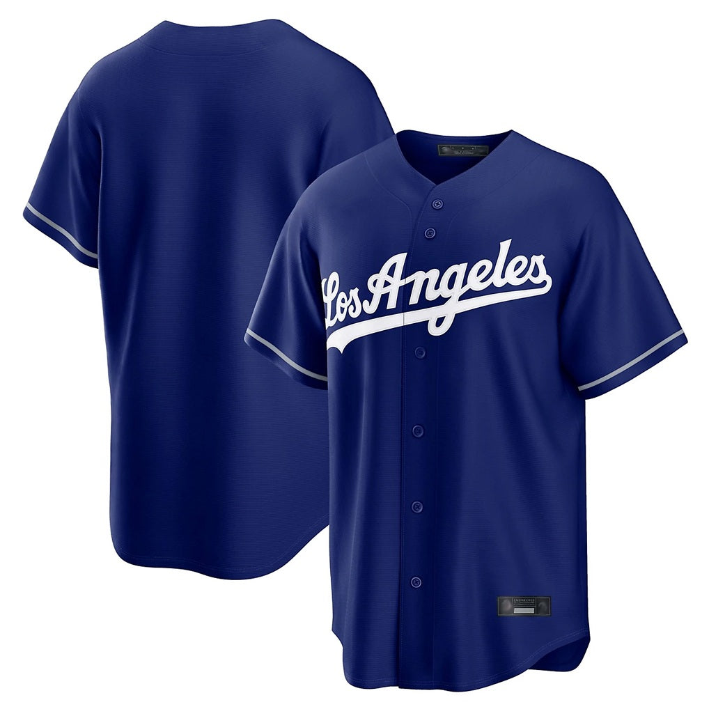 Los Angeles Dodgers Blank Player Royal Tomch Game Stitched Jerseys