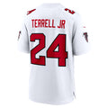 A.Falcons #24 A.J. Terrell White Tomch Game Jersey