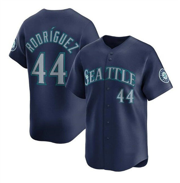 Seattle Mariners #44 Julio Rodr¨ªguez Navy Tomch Limited Stitched Jersey
