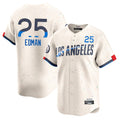 Los Angeles Dodgers #25 Tommy Edman Player Cream Tomch City Connect Limited Home Stitched Jerseys