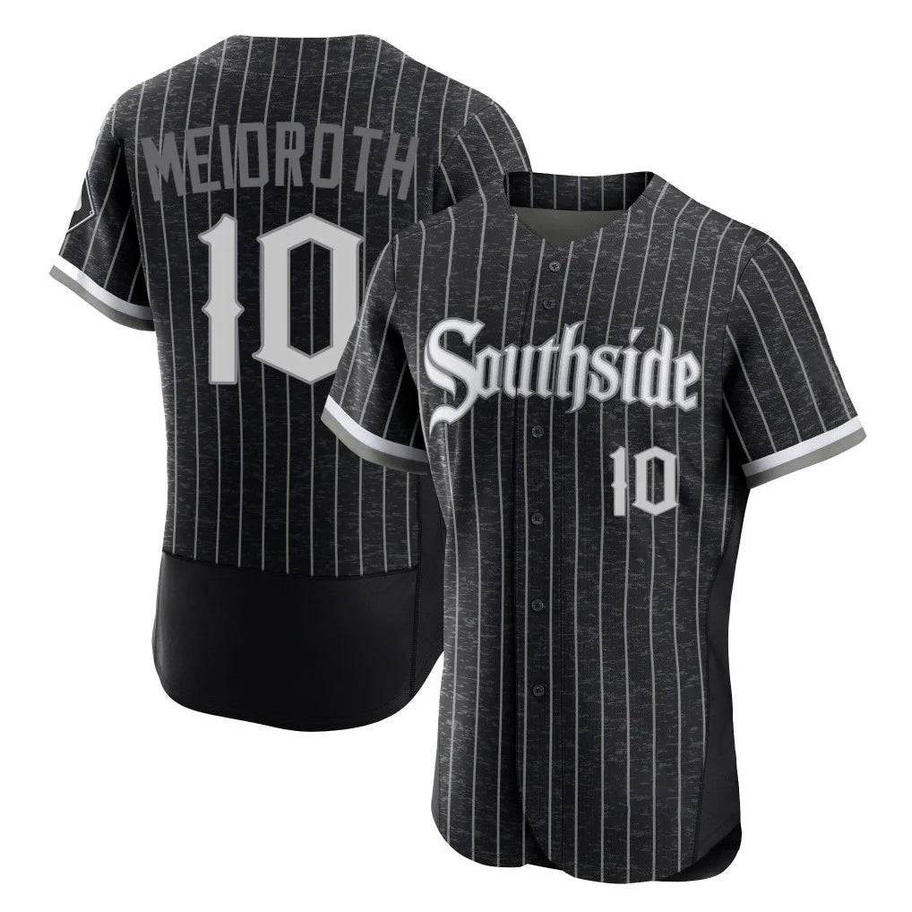 Chicago White Sox #10 Chase Meidroth Player Black Tomch City Connect Limited Elite Home Stitched Jerseys