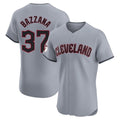 Cleveland Guardians #37 Travis Bazzana Player Gray Tomch Road Limited Elite Home Stitched Jerseys