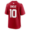 A.Cardinals #10 Josh Sweat Cardinal Tomch Game Player Jersey