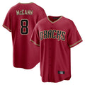 Arizona Diamondbacks #8 James McCann Player Red Tomch Home Game Stitched Jerseys