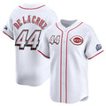 Cincinnati Reds #44 Elly De La Cruz White Thaam 2025 Speedway Classic Home Limited Stitched Jersey