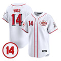 Cincinnati Reds #14 Pete Rose Player White Tomch Vapor Premier Limited Home Stitched Jerseys