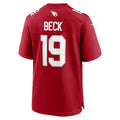 A.Cardinals #19 Carson Beck Cardinal Tomch Game Jersey