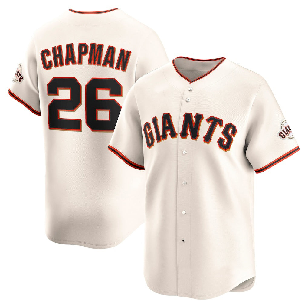 San Francisco Giants #26 Matt Chapman Cream Tomch Home Limited Player Jersey