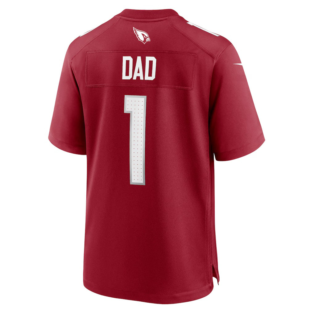 A.Cardinals Number #1 Dad Cardinal Tomch Game Jersey