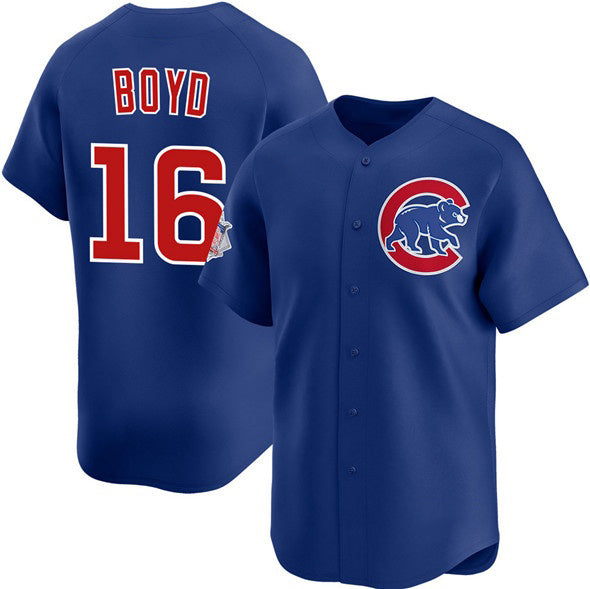 Chicago Cubs #16 Matthew Boyd Royal Tomch Limited Stitched Jersey