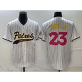 San Diego Padres #23 Fernando Tatis Jr White Tomch NEW 2023 City Connect Cool Base Stitched Jersey 2