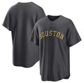 Houston Astros Blank Charcoal Tomch 2022 All-Star Cool Base Stitched Jersey