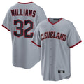 Cleveland Guardians #32 Gavin Williams Player Gray Tomch Home Game Stitched Jerseys