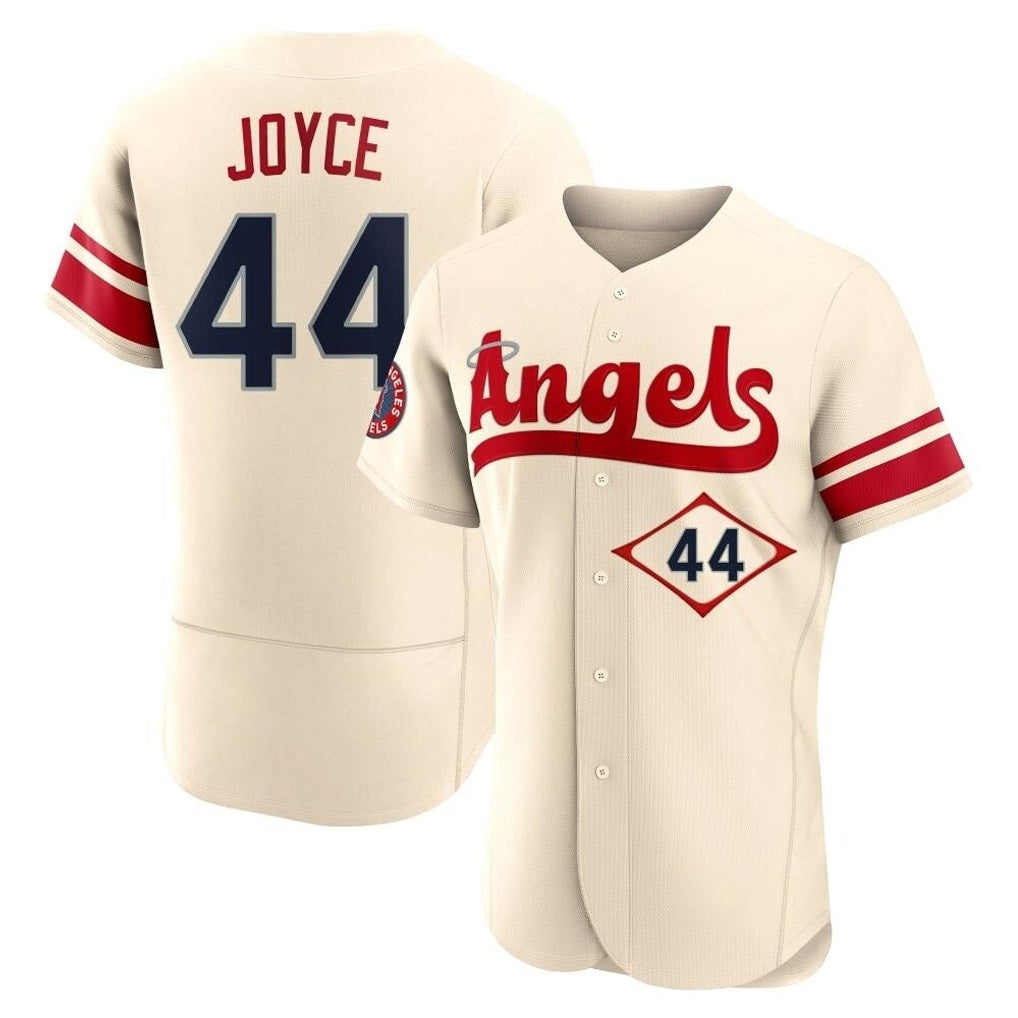 Los Angeles Angels #44 Ben Joyce Player Cream Tomch City Connect Limited ELite Home Stitched Jerseys