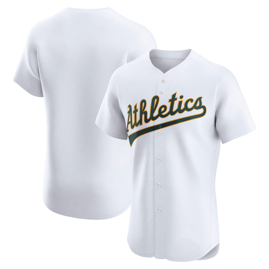 Oakland Athletics White Tomch Home Elite Jersey