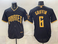 Pittsburgh Pirates #6 Konnor Griffin Black Tomch 2026 City Connect Stadium Stitched Jersey