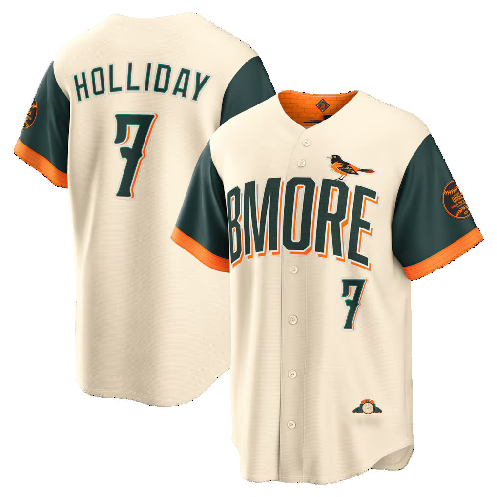 Baltimore Orioles #7 Jackson Holliday Natural Tomch 2026 City Connect Stadium Jersey