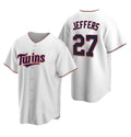 Minnesota Twins #27 Ryan Jeffers White Tomch Cool Base Stitched Jersey
